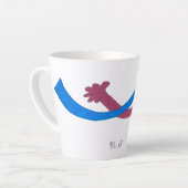 Knuffel...Ish Latte Mok, voel je geliefd bij elke Mok (Linkerhoek)