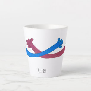 Knuffel...Ish Latte Mok, voel je geliefd bij elke Mok