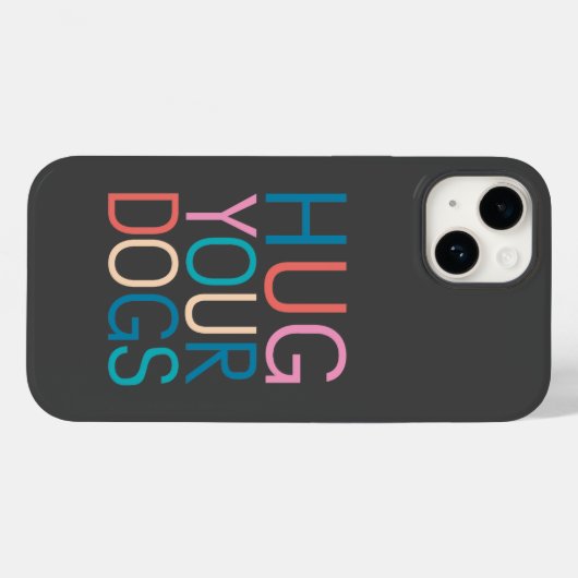 Knuffel je honden Case-Mate iPhone case (Achterkant (horizontaal))