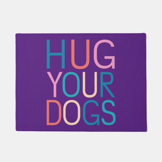 Knuffel je honden deurmat (Voorkant)