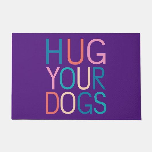 Knuffel je honden deurmat (Voorkant)