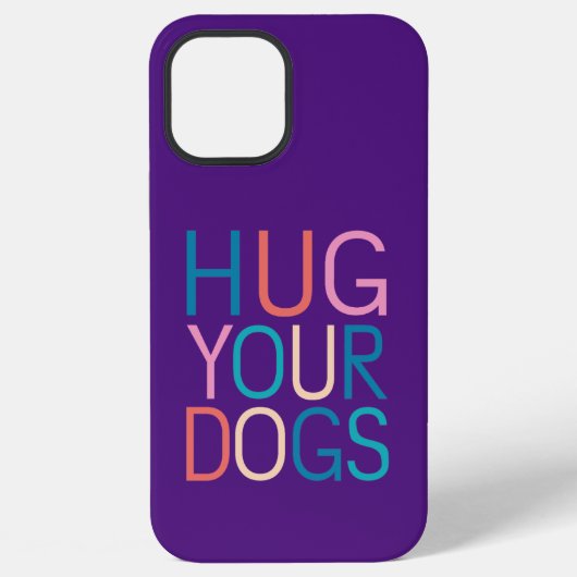 Knuffel je honden iPhone hoesje (Achterkant)