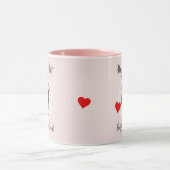 Knuffel je huisdier en geniet van je dag mok (Midden)