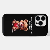 Knuffel je vriend vandaag iPhone hoesje (Achterkant horizontaal)