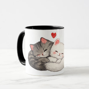 Knuffel Katje Liefde Mok