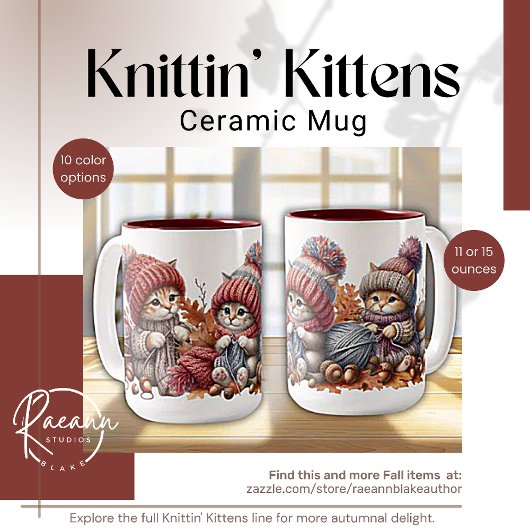 Knuffel Katjes Breiend Keramische Mok