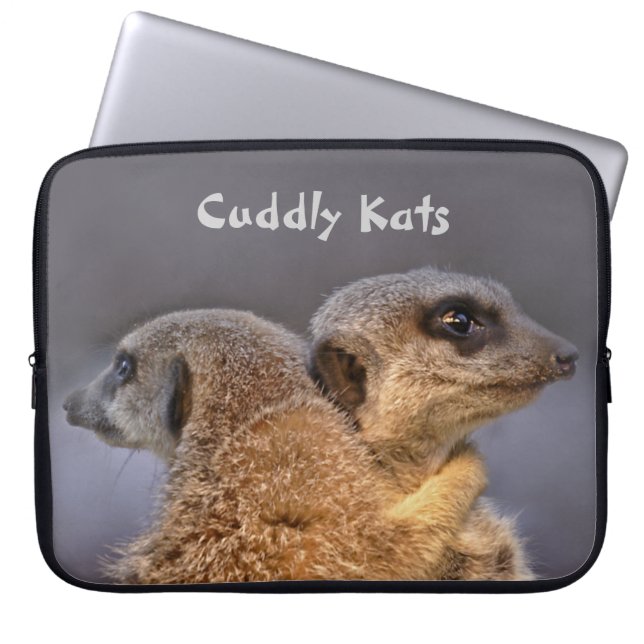 Knuffel Kats Laptop Hoes (Voorkant)