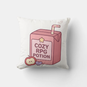 Knuffel Kawaii Gezellige RPG Drankje Doos Worp Kus Kussen