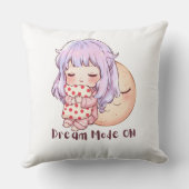 Knuffel Kawaii Slaap Meisje Dekkussen Kussen (Achterkant)