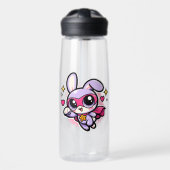 Knuffel Kawaii Superheld Konijn Waterfles (Voorkant)