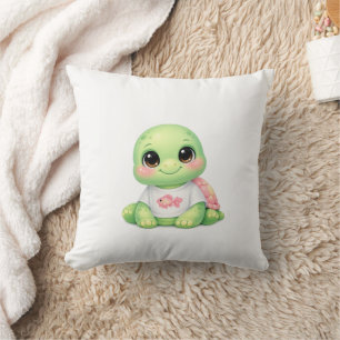 Knuffel Kawaii Zeeschildpad Chibi Baby Dekkussen Kussen
