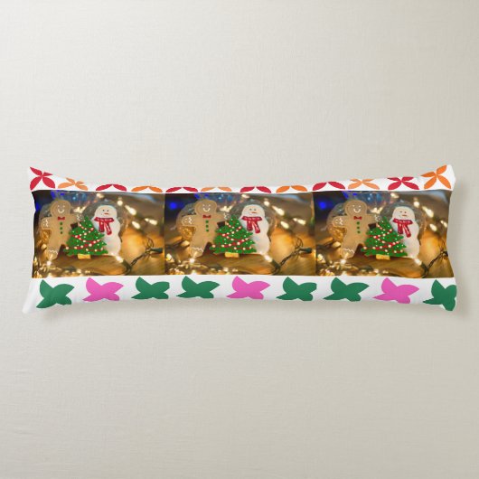 Knuffel Kerst Gingerbread Lichaamskussen (Voorkant)