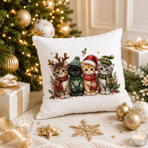 Knuffel Kerstkatten kussen kussen