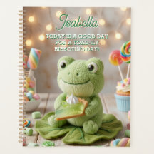 Knuffel kikker met Key Lime Pie gepersonaliseerd