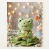 Knuffel kikker met Key Lime Pie gepersonaliseerd Planner (Achterkant)