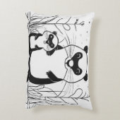 Knuffel & Knakussen – Schattig Beaver Duo Accent Kussen (Achterkant (Verticaal))