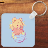 Knuffel Knijper Pooh Sleutelhanger (Achterkant)