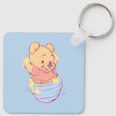 Knuffel Knijper Pooh Sleutelhanger (Achterkant)