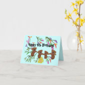 Knuffel Koalas Verjaardagskaarten Kaart (Gele Bloem)