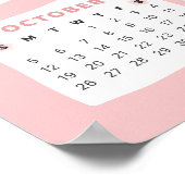 Knuffel Konijn 2025 Kalender Poster (Hoek)