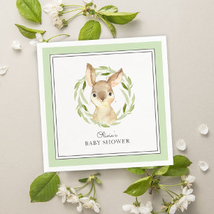 Knuffel Konijn Baby Shower Servet