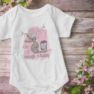 Knuffel Konijn Cute Konijn en Hartjes Meisjes Romper