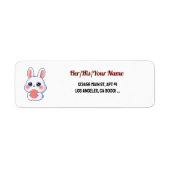 Knuffel Konijn Etiket (Voorkant)