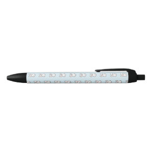 Knuffel Konijn Gezicht Konijn Patroon Zwarte Inkt Pen