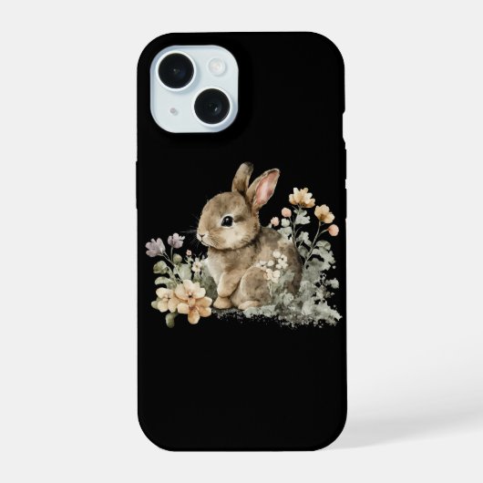 Knuffel Konijn iPhone 15 Case (Achterkant)