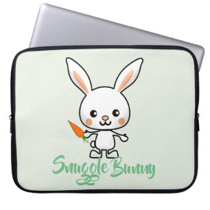 Knuffel Konijn Kawaii Maatwerk Laptop Sleeve