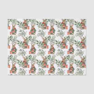 Knuffel Konijn Kerst Tissue Papier