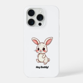 Knuffel Konijn Konijn "Hé maatje" telefoonhoesje iPhone 15 Pro Case