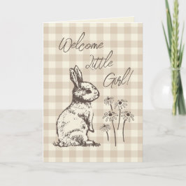 Knuffel Konijn Konijntjes Bonanza - nieuwe baby me Kaart