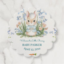 Knuffel Konijn Lente Bloemen Personalized Baby Bor