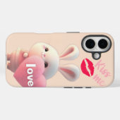 “Knuffel Konijn Liefde – Kus Me Case-Mate iPhone Case (Achterkant (horizontaal))