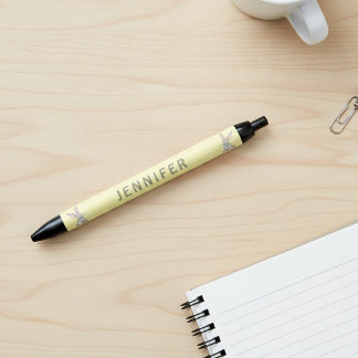 Knuffel Konijn met Eigen Naam Zwarte Inkt Pen