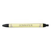 Knuffel Konijn met Eigen Naam Zwarte Inkt Pen (Voorkant)
