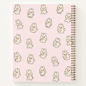 Knuffel Konijn Roze Kinderen Notitieboek (Achterkant)