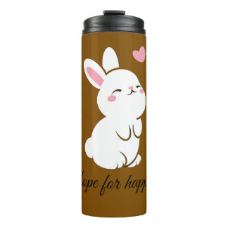 Knuffel Konijn Thermische Tumbler Thermosbeker