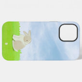 knuffel konijn weide iphone 12 hoesje. hoesje (Achterkant horizontaal)