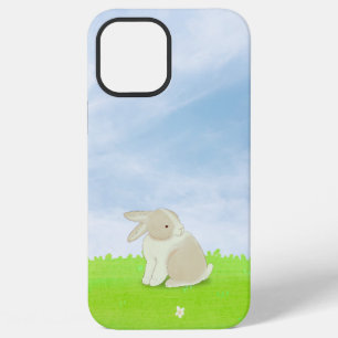 knuffel konijn weide iphone 12 hoesje. pro max hoesje