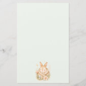 Knuffel Konijn Wilt Baby Tips Advieskaart (Achterkant)