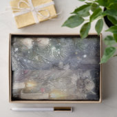 Knuffel Konijn Winter Wonderland Decoupage Tissuepapier (Geschenk)