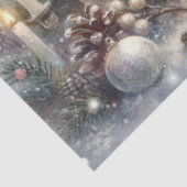 Knuffel Konijn Winter Wonderland Decoupage Tissuepapier (Detail)