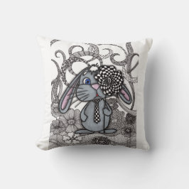 Knuffel Konijn Zen Doodle Worp Kussen