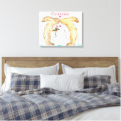 Knuffel Konijnen Paar Thunder_Cove Canvas Afdruk (Insitu (Slaapkamer))