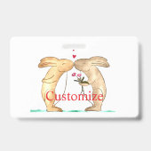 Knuffel Konijnenpaar Thunder_Cove Badge (Achterkant)