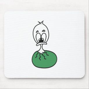 Knuffel Kuiken in een Groene Ei Muismat