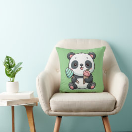 Knuffel kussen met panda