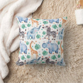 Knuffel Kussen met Wilde Jungle Dieren (Deken)